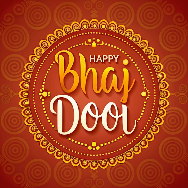 Photo a poster for a happy navrat with a red background and a design that says happy nar