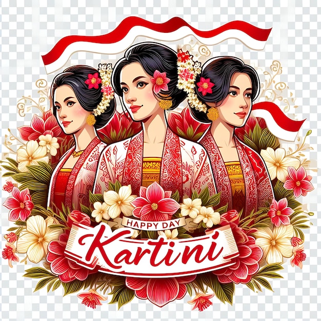 a poster for hari kartini