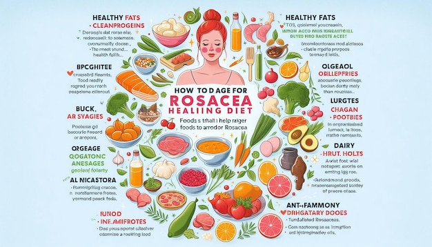 Photo a poster for the health benefits of food