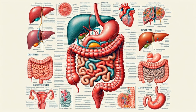 a poster of a human body with the word human anatomy