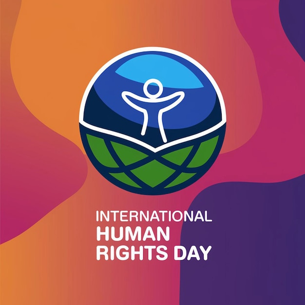 a poster for international human rights day in the world