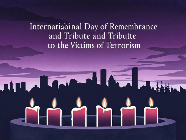 Photo a poster for international international day of remembrance and memorial of remembrance