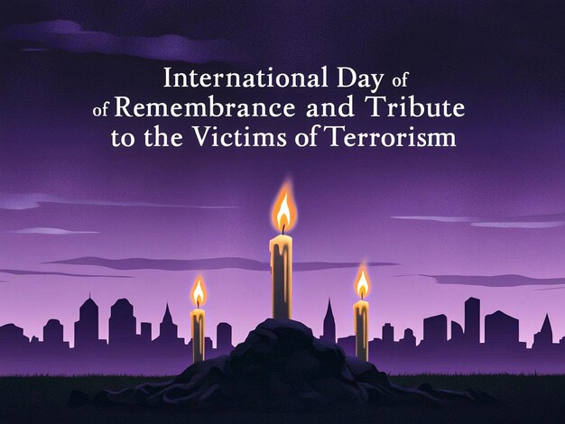 Photo a poster for international international day of remembrance and the words quot international day of