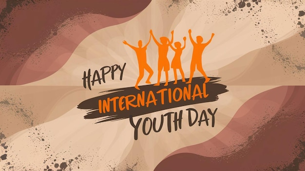 Photo poster for the international youth day