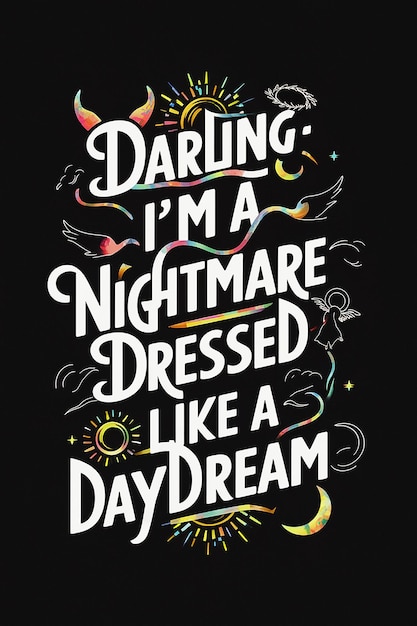 a poster for a late nights dress like a dream like a dream