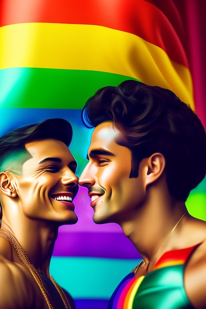 A poster for the lgbt pride festival.