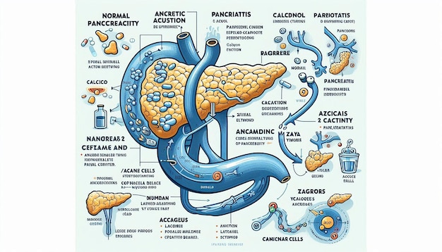 Photo a poster of a medical illustration shows a diagram of a heart disease