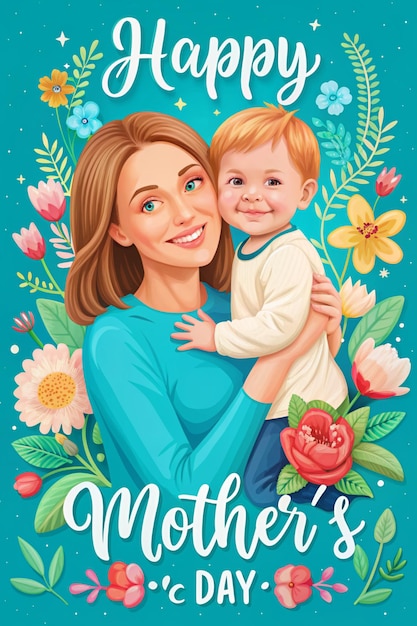 a poster for a mother and her baby