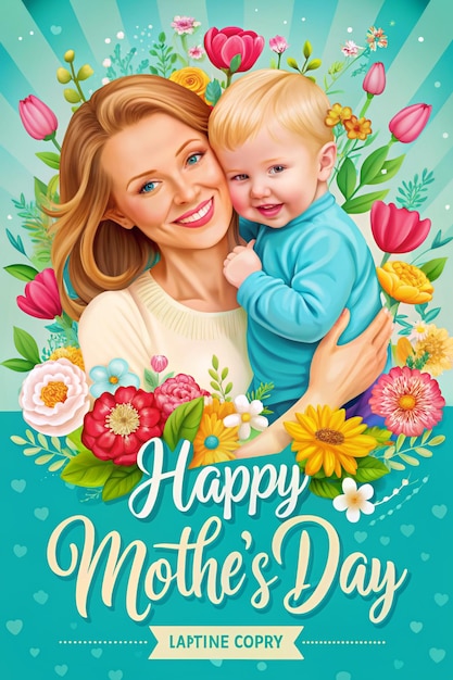 a poster for mothers with a picture of a mother