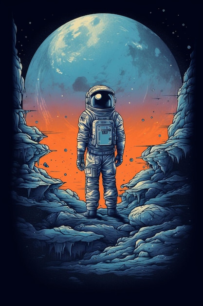 A poster for the movie astronaut.