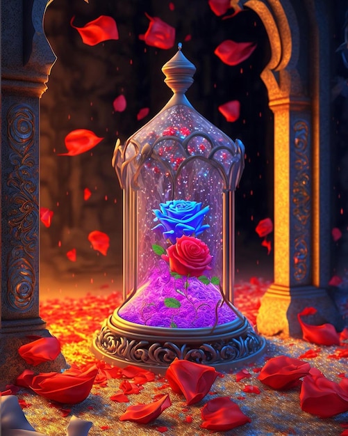 A poster for the movie beauty and the beast.