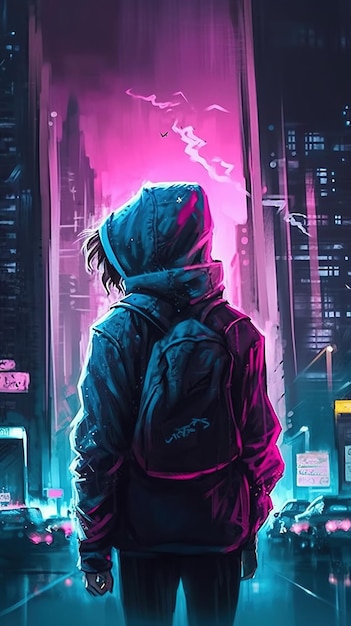 A poster for the movie cyberpunk.