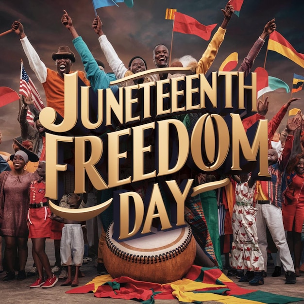 a poster for the movie free freedom day