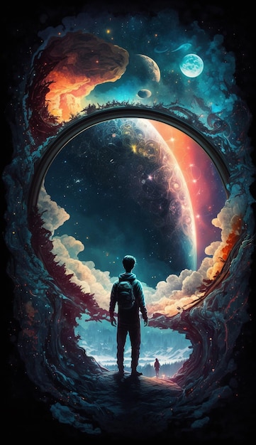 A poster for the movie the universe.