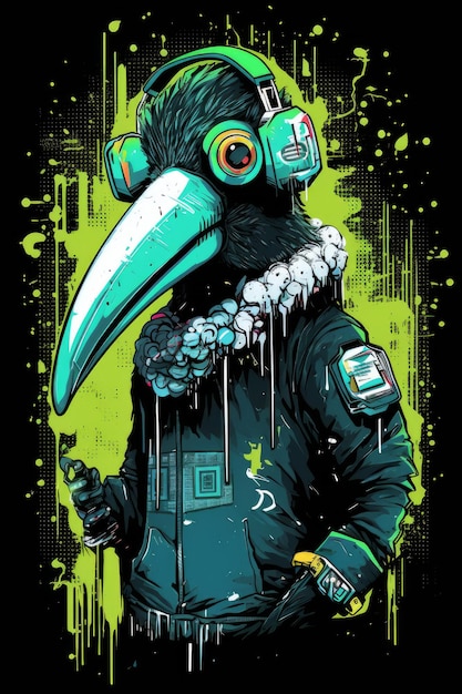 A poster for a music festival called the crow.