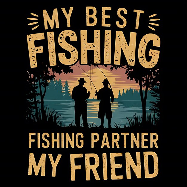 Photo a poster for my best fishing club called my best fishing club