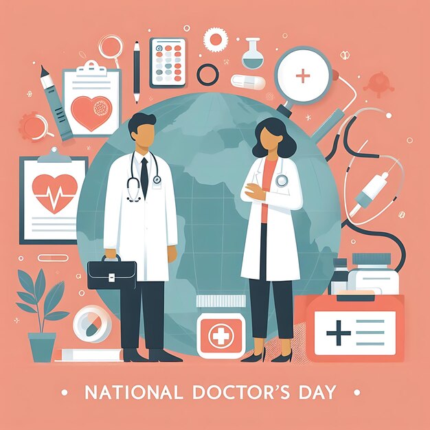 a poster for national doctor day day day