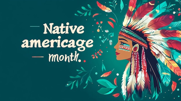 Photo a poster for the native language month month