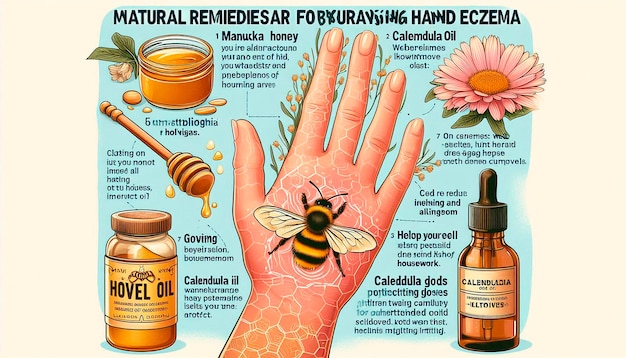 Photo a poster for natural medicine with a beehive on it