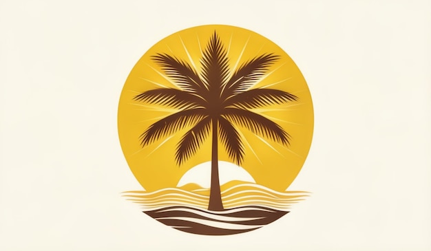 a poster for a palm tree by person