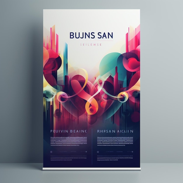 Poster plain for busines