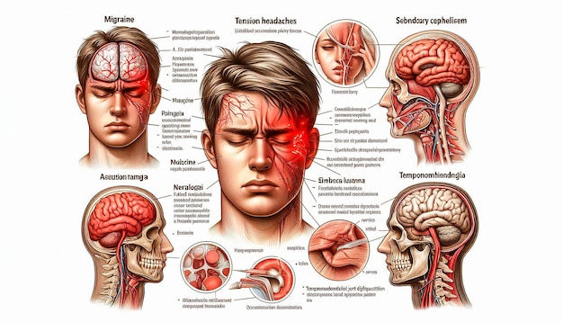 a poster showing the brain and brain