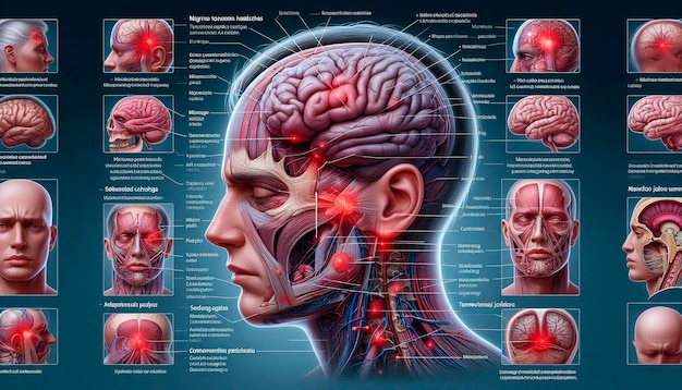 a poster showing the brain and brain