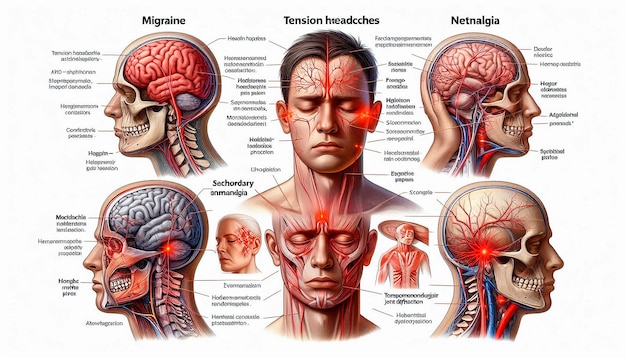 a poster showing the brain and the brain