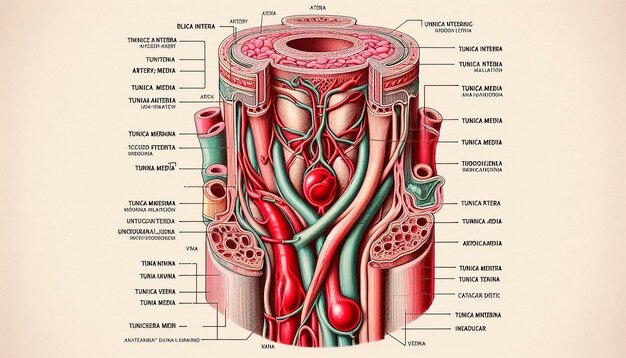 Photo a poster showing a human anatomy and the body of a human