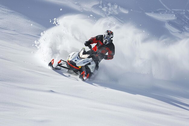 Photo a poster of a skier in red is going down a hill