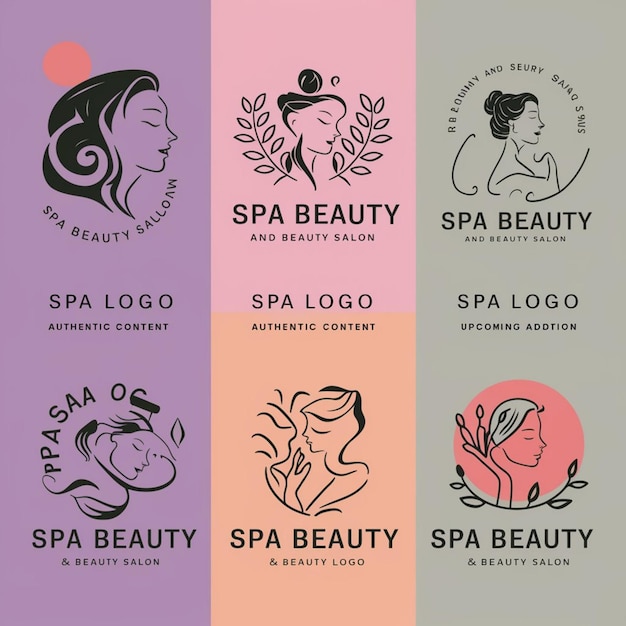 a poster for spa and beauty products