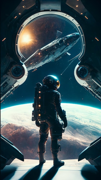 A poster for space station called space station