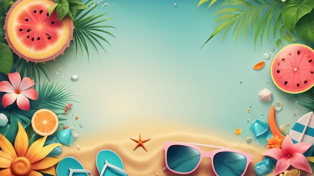 a poster for summer is shown Background Very Cool