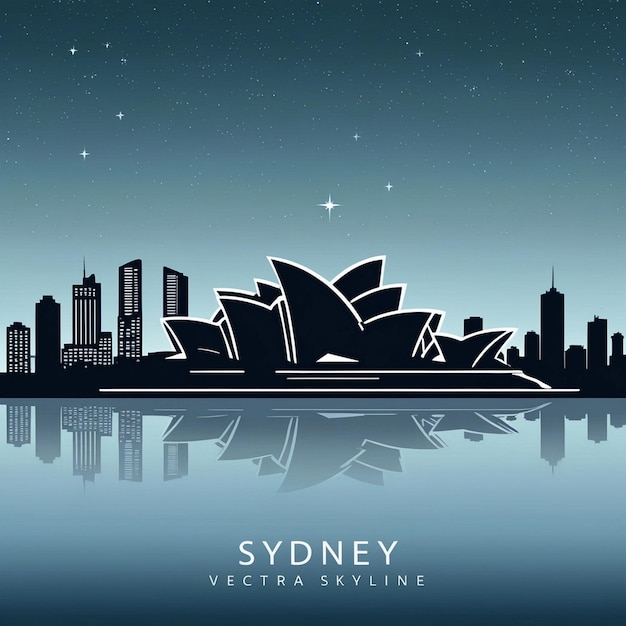 a poster for sydney opera house with the words sydney opera