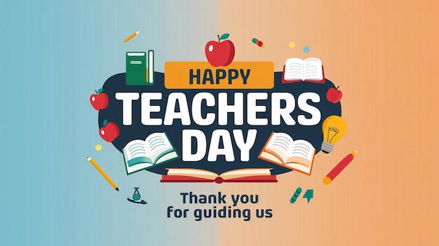 poster for teachers day with a poster for teachers day