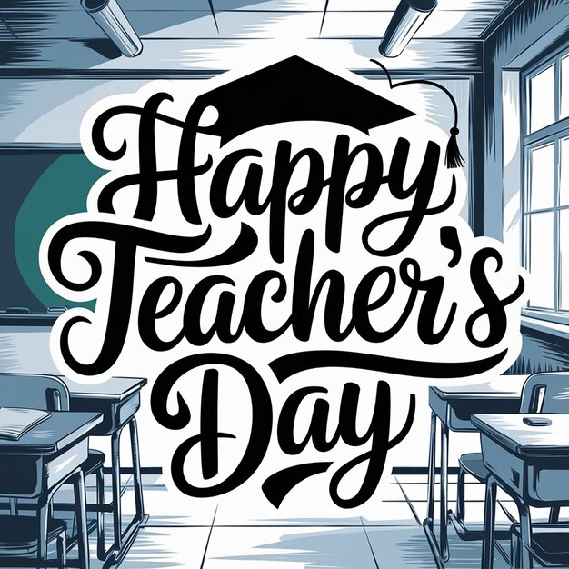 a poster for teachers day with a quote from teacher day teachers day