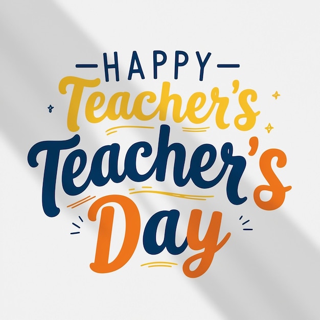 a poster for teachers day with a quote from teacher day