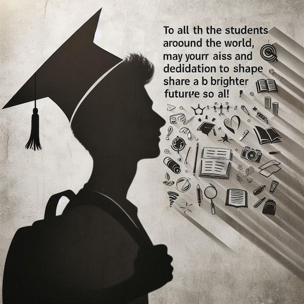 a poster that says to to be a graduate