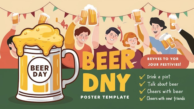 a poster that says beer is available for sale