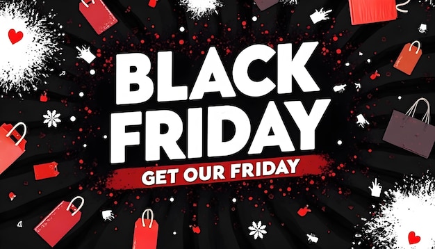 a poster that says black friday friday on it