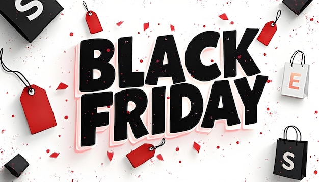 a poster that says black friday on it