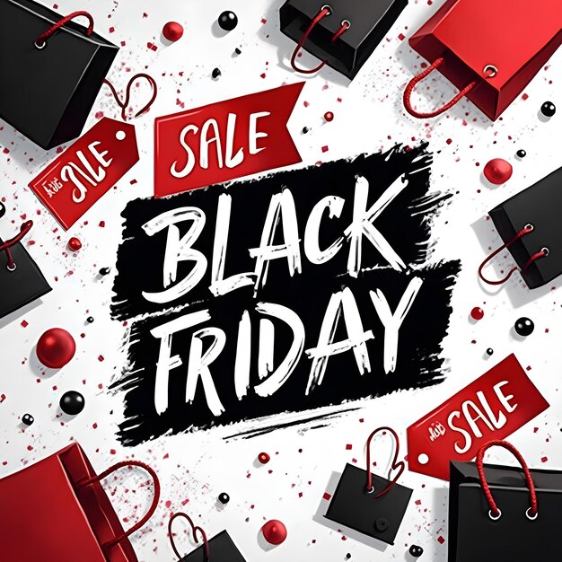 a poster that says black friday on it