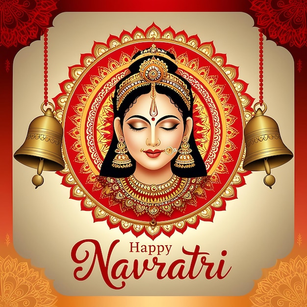 a poster that says happy navrat on it