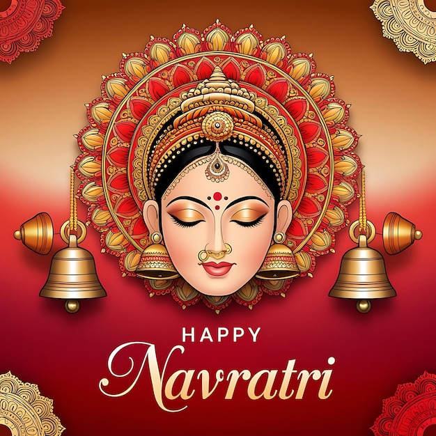 a poster that says happy navrat on it