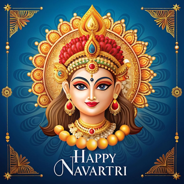 a poster that says happy navrat on it