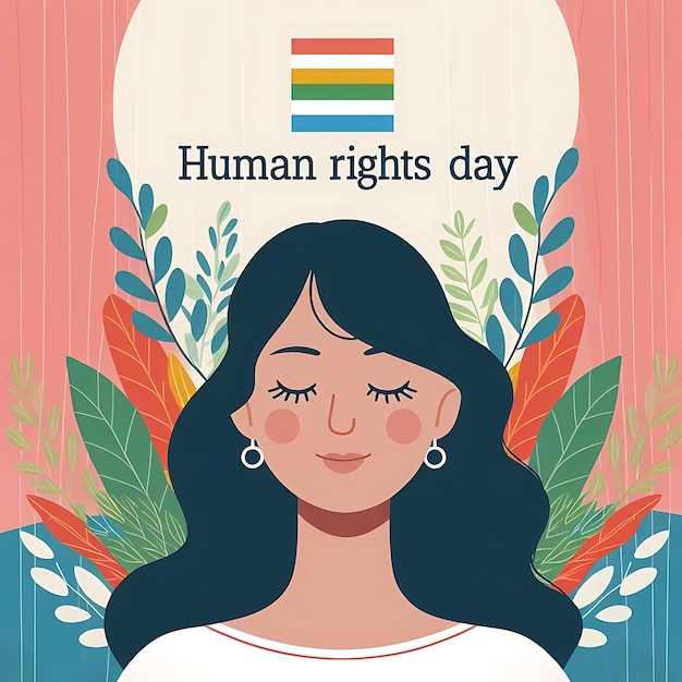 a poster that says human rights day day day day day day day