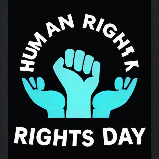 a poster that says human rights day day day day