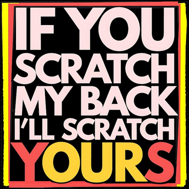 Photo a poster that says quot if youre my back quot