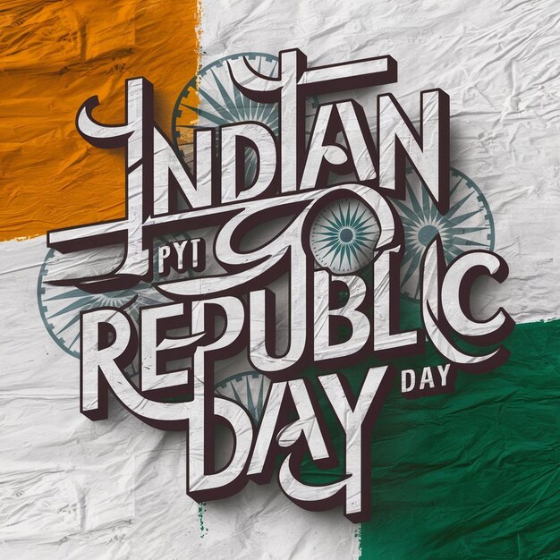 a poster that says indian state day day in white letters