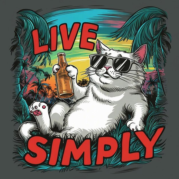 a poster that says live simple simple simple and simple